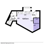 Apartament Minimalistisk Studiolejlighed I Centrum Af
